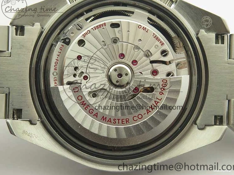 1219 WellDesigned Speedmaster Moonwatch OMF 1:1 Best Edition Black Dial SS Hand on SS Bracelet A 8043